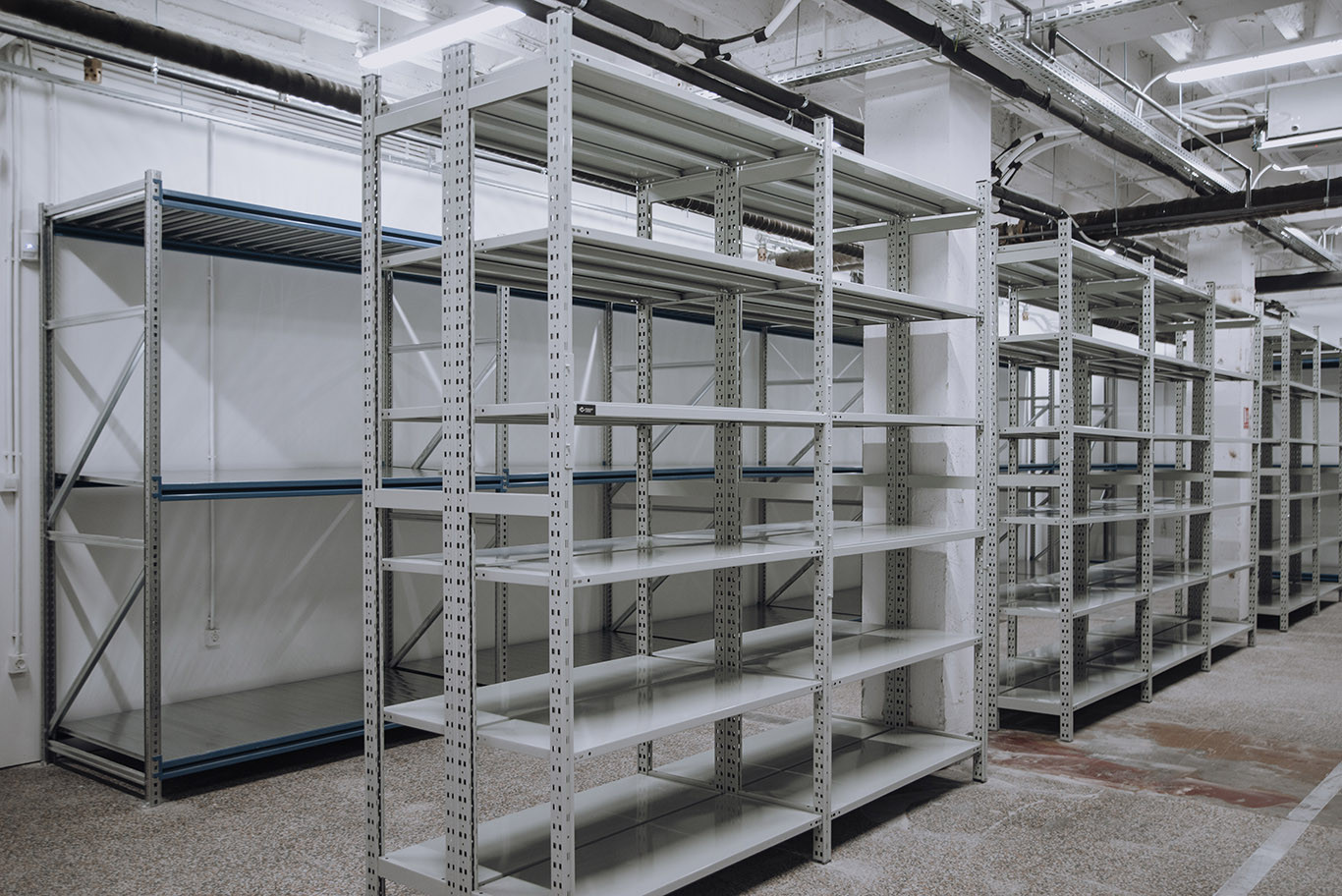 Muzej Mimara - metalni regali LB6 Održavanje metalnih skladišnih regala