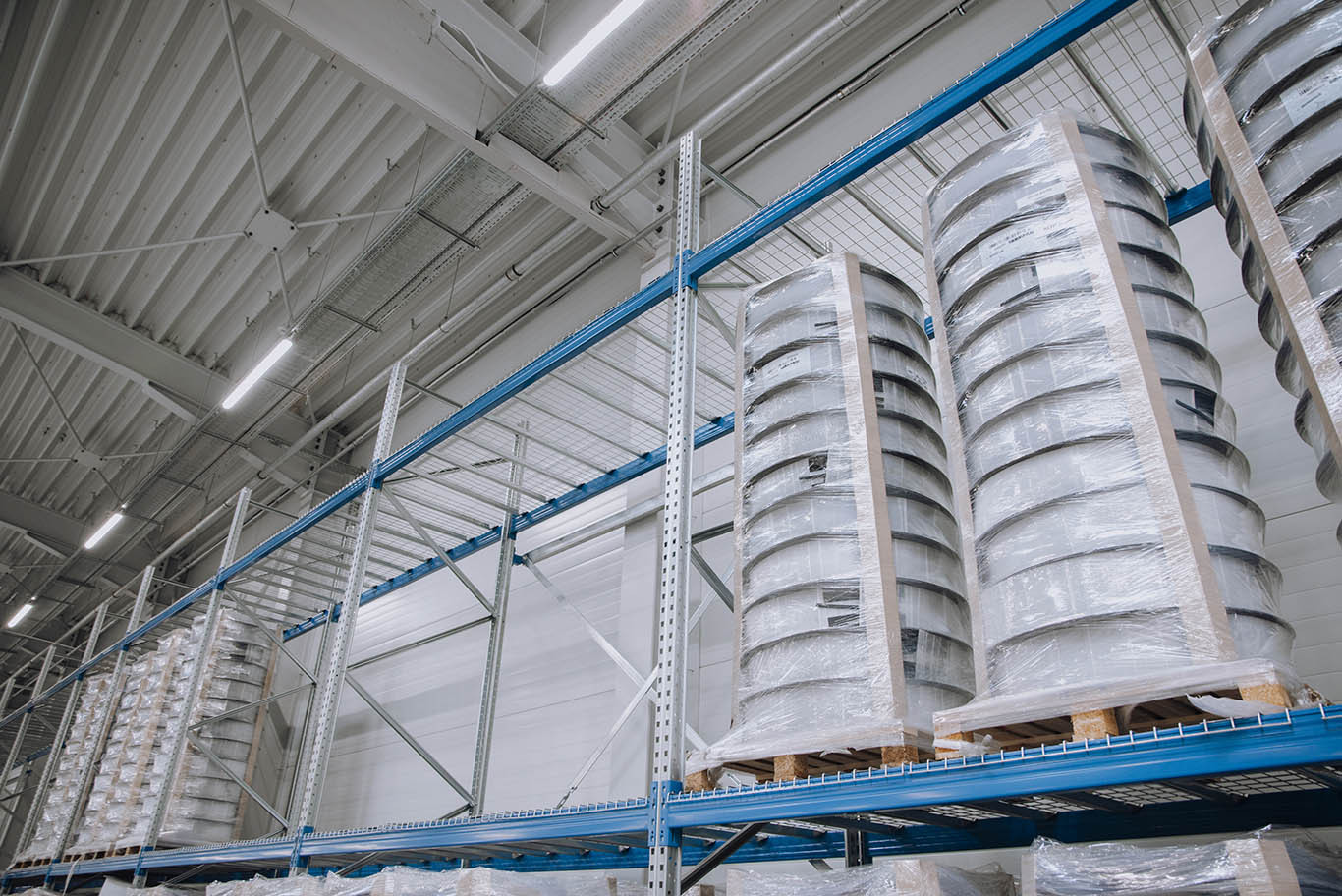 Deceuninck - opremanje skladišta Deceuninck - paletni regali