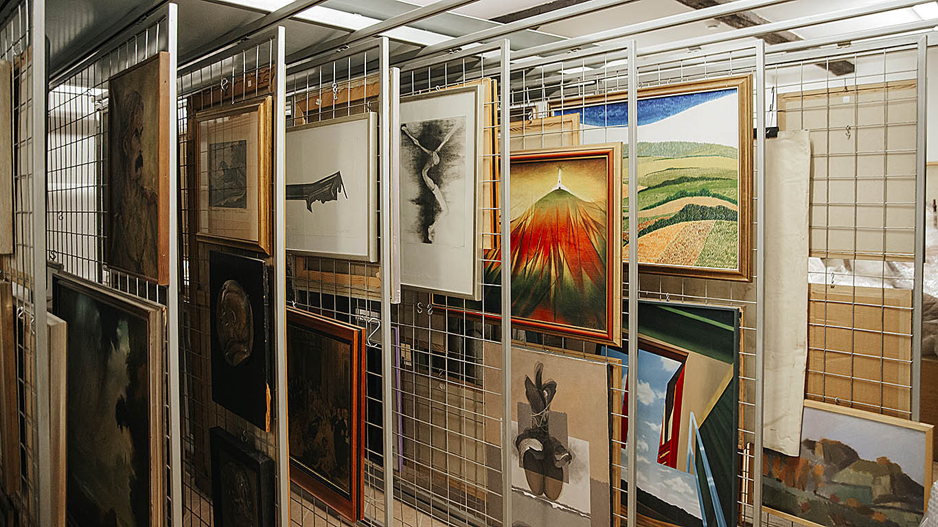 Pokretni okviri za smještaj slika Muzej seljačkih buna - opremanje