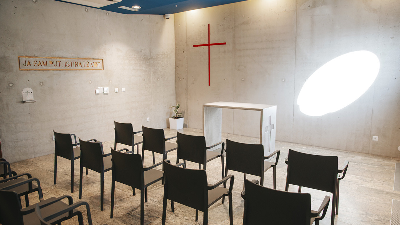 Starački dom Markuševec - kapelica Starački dom Markuševec - opremanje objekta