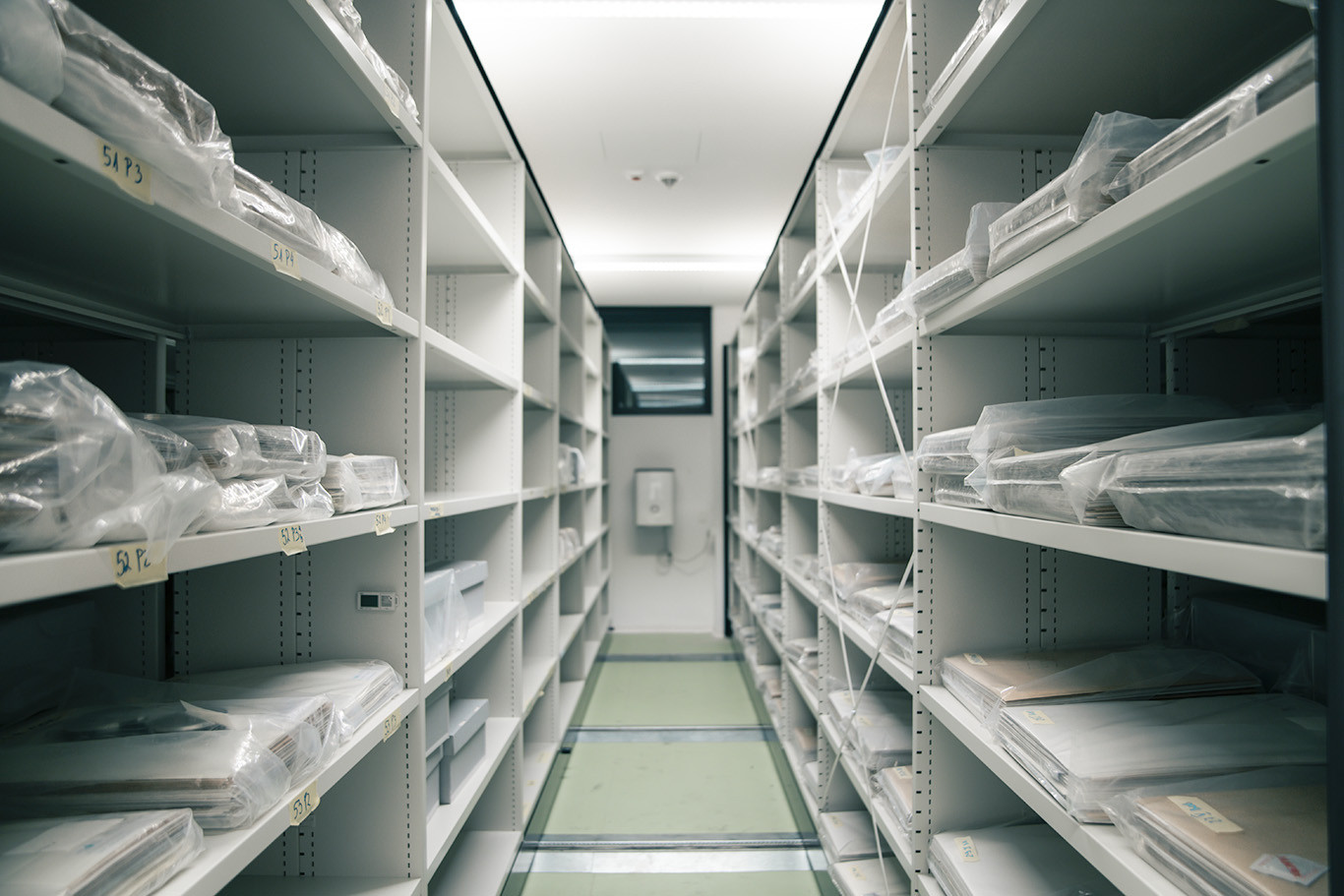 Čuvaonica Hrvatskog prirodoslovnog muzeja u Novom Petruševcu Pokretni regal Compactus